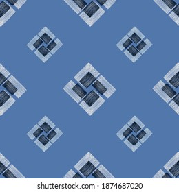 Seamless, simple, geometric pattern. Design for fabric, paper, textiles, ceramics, wallpaper. Vector graphic ornament.