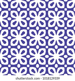 Seamless Simple Geometric Repeating Tile Pattern. Vector Illustration.
