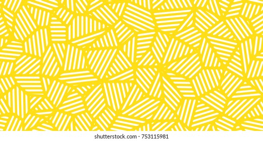 Seamless simple geometric rounded strap pattern
