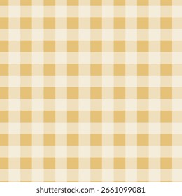 Seamless simple gingham check pattern with transparent background. Classic and clean checkered design for textiles, wrapping, and background decoration. Vector illustration.
