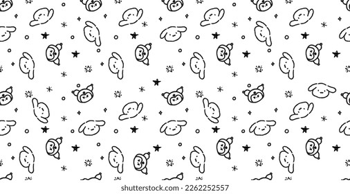 Seamless simple happy valentines day celebration background design. gift cover, decorate, card. Design Seamless.