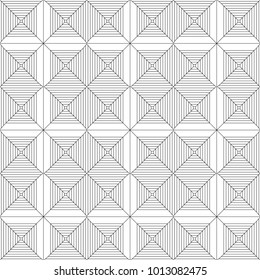 Seamless Simple Linear Geometric Repeating Tile Pattern. Vector Illustration.
