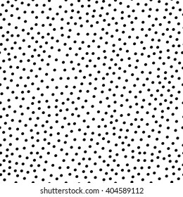 Seamless simple pattern with black circles. Can be used for wallpaper, pattern fills, greeting cards, webpage backgrounds, wrapping paper, scrap booking or fabric. Vector illustration. EPS 10.