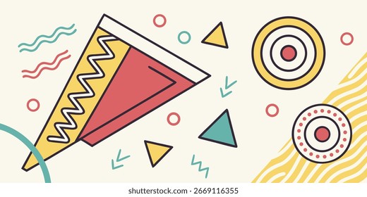 Seamless simple pattern design abstract vector