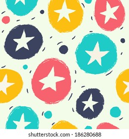 Seamless simple pattern with stars for your design. Seamless pattern can be used for wallpapers, pattern fills, web page backgrounds,surface textures.