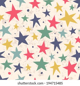 Seamless simple pattern with stars for your design. Seamless pattern can be used for wallpapers, pattern fills, web page backgrounds,surface textures.