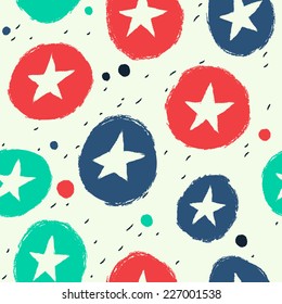 Seamless simple pattern with stars for your design. Background can be used for wallpapers, pattern fills, web page backgrounds,surface textures.