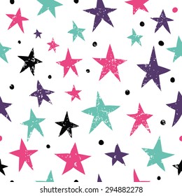 Seamless simple pattern with stars for your design. Seamless pattern can be used for wallpapers, pattern fills, web page backgrounds,scrapbook, surface textures.