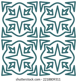 Seamless simple pattern for textile, flat design vector illustration
