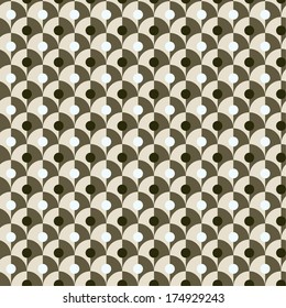 Seamless simple retro geometrical pattern of classic style