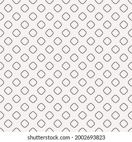 Los puntos de polka rhombus son simples y sin inconvenientes. Formas vacías vectoriales y fondo blanco.
