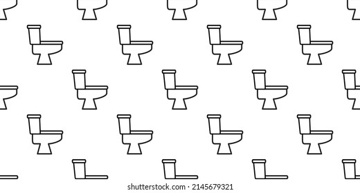 Seamless simple toilet icon pattern, repeats vertically and horizontally