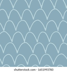  Seamless simple vector hand-drawn pattern