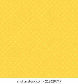 Seamless simple yellow vector background with rounded squares