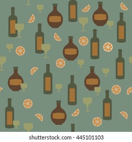 seamless sketch composition from glasses