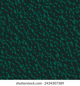 Seamless sketchy abstract vector pattern. Repeating print with a painted cheetah spot like design on a green background. Apparel textile print.