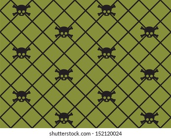 Seamless Skull & Crossbone Pattern