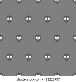 Seamless Skull pattern.