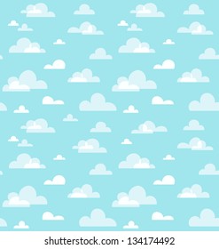 Seamless sky pattern