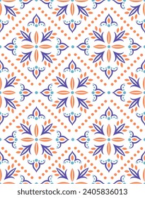 Seamless slavic pattern. Russian, belarussian, ukrainian ornament background for textile, fabric, wallpaper, web