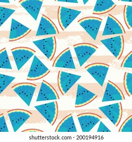 Seamless Sliced Fruit Background Pattern