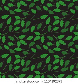 Seamless small floral doodle Pattern in Vector hand drawn modern design