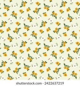 seamless small flower pattern background