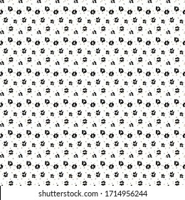 seamless small flower pattern, little print.