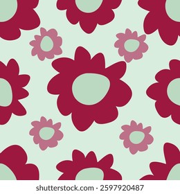 seamless small flower pattern on background
