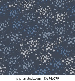 Seamless small flowers pattern, floral motive for  textile, fabric, wrapping