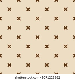 Seamless small geometrical pattern with simple abstract square polka dots.