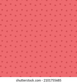 Seamless small heart pattern with pink background