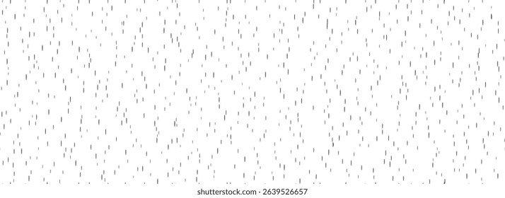Seamless small scratches pattern. Scattered little lines background. Black repeated tiny cuts texture. Grunge random mottled grain overlay. Splashed sprinkles and specks repeating wallpaper. Vector