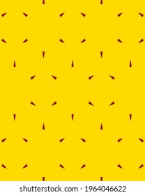 Seamless small shape pattern isolated yellow color