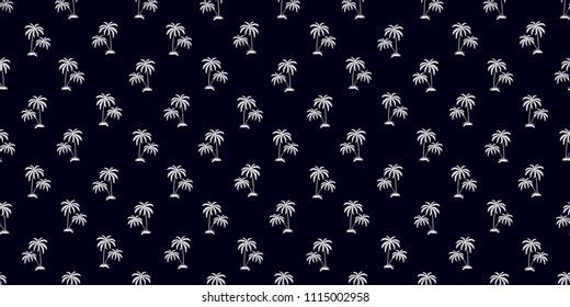 Seamless Small tropical Pattern in vector