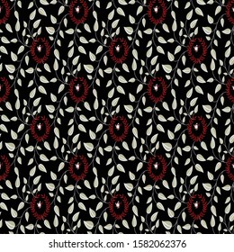 diseño de flor vectorial pequeño y transparente en fondo negro