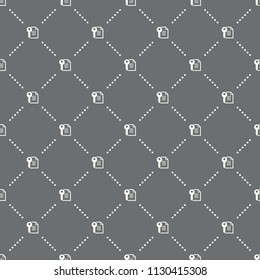 seamless smart contract pattern on a dark background. smart contract icon creative design. Can be used for wallpaper, web page background, textile, print UI/UX
