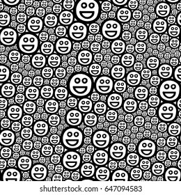 Faces People Seamless Background Stock Vector (Royalty Free) 518754784 ...