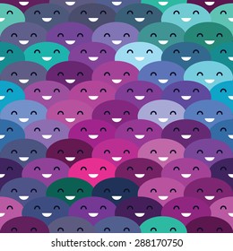 Seamless Smiling Pattern