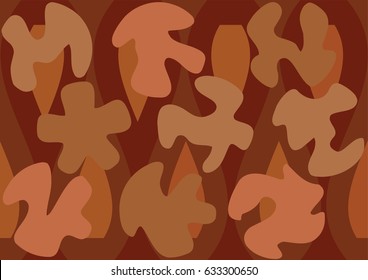 Seamless smooth Camo Pattern for Army Clothing and apparels. Camouflage background of a sample seamless vector illustration. Brick smooth structure