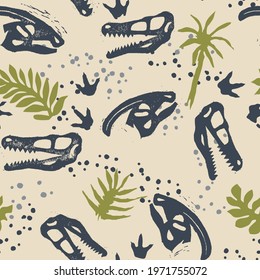 Seamless snail, reptile, lizard, gecko print design