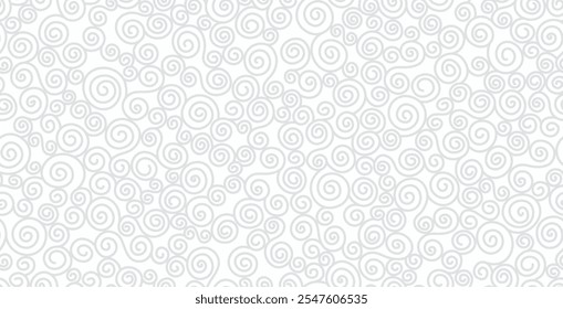 Seamless snail wallpaper backdrop on white background.