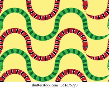 Seamless snake pattern
