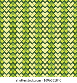 seamless snake scale print with green background