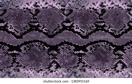 Seamless Snake skin gold pattern. Texture snake. Fashionable print. Fashion and stylish background