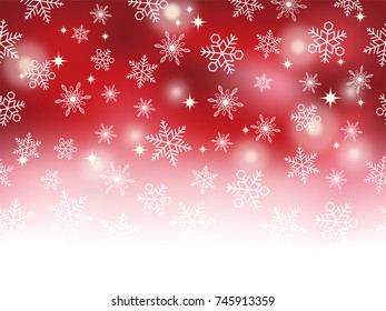 A seamless snow background, vector illustration.