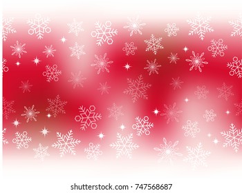 A seamless snow background, vector illustration. Horizontally repeatable.