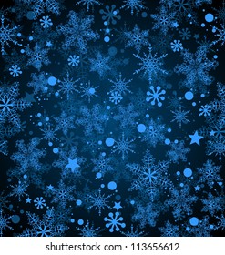 Seamless Snowflake Background