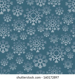 seamless snowflake background 