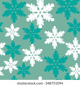 seamless snowflake background